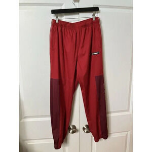 Stussy Alpine Red Track Pants  Mens Size Small Streetwear Athletic